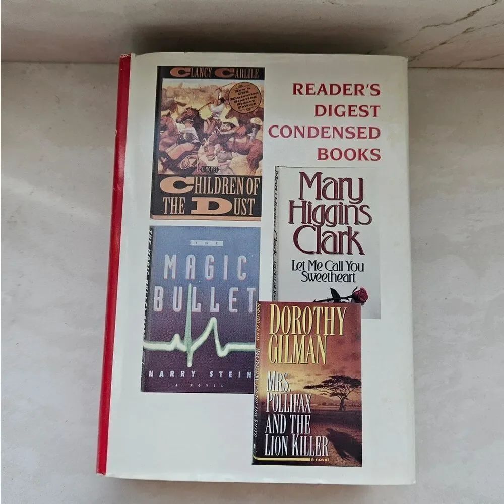 Reader's Digest Condensed Books Hardcover 4 Titles